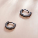 925 Sterling Silver & Plated Black Gold Earrings-6
