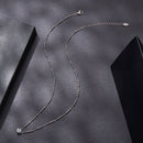 925 Sterling Silver 0.5 Carat Moissanite Necklace for Women-3