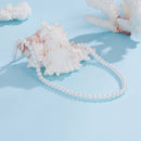 925 Sterling Silver White Gold Plated 39-45.5cm Quality Shell Pearl Necklace for Women-4