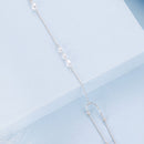 925 Sterling Silver White Gold Plated Bracelet with Pavé Setting CZ for Women-4