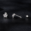 925 Sterling Silver Moissanite Stud Earrings 5mm for Women-4