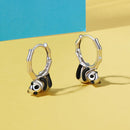 S925 Sterling Silver Enamel Earrings for Women-5