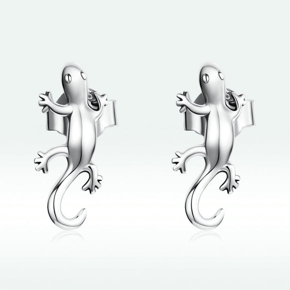 925 Sterling Silver Earrings 1.3*0.6cm for Women