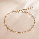 925 Sterling Silver & Plated Platinum Bracelet - 17+5cm Length-7