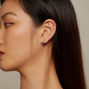 925 Sterling Silver Translucent Opal Earrings with CZ for Women-8