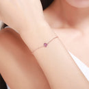 925 Sterling Silver 22cm Bracelet for Women-7