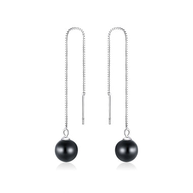 925 Sterling Silver Earrings with Quality Shell Pearl for Women