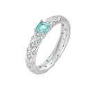 925 Sterling Silver Pavé Set CZ Ring in Size 6 for Women-1