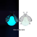 925 Sterling Silver Luminous Stone Earrings-3