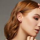 925 Sterling Silver Earrings 0.7*1.2cm for Women-7