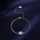 925 Sterling Silver Moissanite Bracelet with Pavé Setting 15+6cm for Women-2