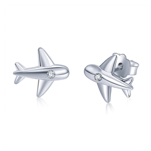 925 Sterling Silver Earrings with Pavé Setting CZ for Women