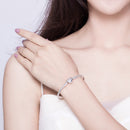 925 Sterling Silver Bracelet 17.0cm for Women-5