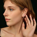925 Sterling Silver 0.5 Carat Moissanite Earrings for Women-7