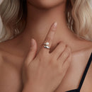 925 Sterling Silver Quality Shell Pearl Ring for Women-6