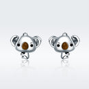925 Sterling Silver Earrings 1.1*1.2cm for Women-2