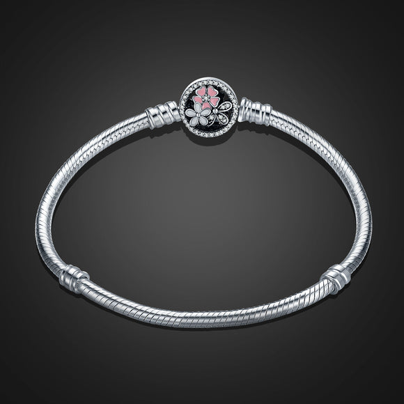 925 Sterling Silver Bracelet 18CM for Women