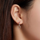 925 Sterling Silver & Oxidized Silver Earrings for Women-6