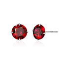 925 Sterling Silver Earrings with Pavé Setting CZ-3