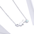 925 Sterling Silver Necklace 40-45cm for Women-3