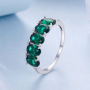 925 Sterling Silver Plated White Gold 1.4mm Ring Size 6.0 for Women-5