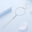 925 Sterling Silver 15+6cm White Gold Plated Pavé Setting CZ Bracelets-6