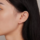 999 Platinum-Plated S925 Silver Earrings-6