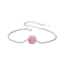925 Sterling Silver Bracelet 150mm with CZ and Resin-2