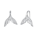 925 Sterling Silver Earrings with Pavé Setting in Oxidized Finish-1