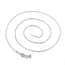 925 Sterling Silver Plated Platinum 45cm Necklace for Women-1