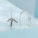 925 Sterling Silver Oxidized Silver Earrings for Women-2