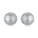 925 Sterling Silver Plated White Gold Earrings-1