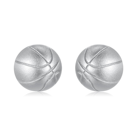 925 Sterling Silver Plated White Gold Earrings