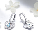 925 Sterling Silver Earrings with Pavé Setting CZ for Women-3