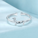 925 Sterling Silver Oxidized Silver 1.6mm Ring for Women-4