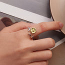 925 Sterling Silver Plated White Gold Ring for Women-5