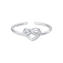 925 Sterling Silver & Plated White Gold 1.6mm Ring for Women-1