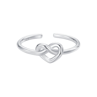 925 Sterling Silver & Plated White Gold 1.6mm Ring for Women