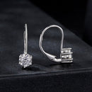 925 Sterling Silver 0.5 Carat Moissanite Earrings for Women-2