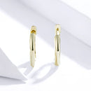 925 Sterling Silver Plated Black Gold Earrings for Women-6
