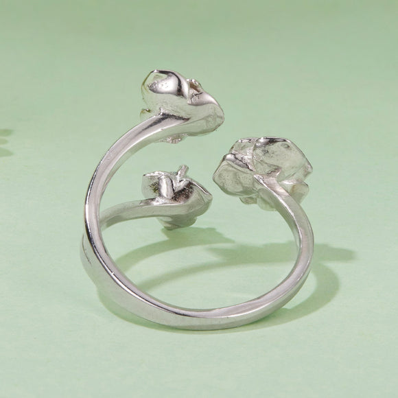 925 Sterling Silver 0.8cm Pavé Setting CZ Ring