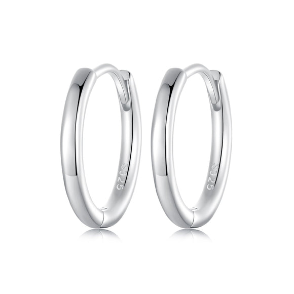 925 Sterling Silver & White Gold Plated Earrings for Women