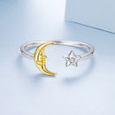 925 Sterling Silver & Gold Plated Pavé Set CZ Ring for Women-3