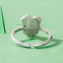925 Sterling Silver Oxidized Silver Dog Ring for Women-4