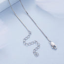 925 Sterling Silver 29x18mm Moonstone Pendant Necklace with Enamel Process-5