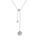 925 Sterling Silver Necklace 42CM Length with 9.5CM Pendant for Women-1