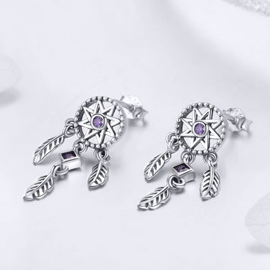 S925 Sterling Silver Pavé Setting CZ Earrings - 0