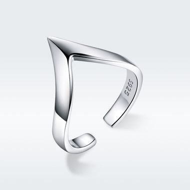 925 Sterling Silver Ring with Platinum Plating - 0.3cm Width - Unisex - 0