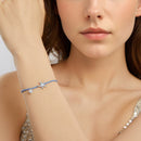 925 Sterling Silver Adjustable Starfish & Shell Pearl Bracelet for Women-5