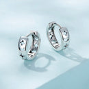 925 Sterling Silver Oxidized Earrings for Women 1.2*0.4cm-3